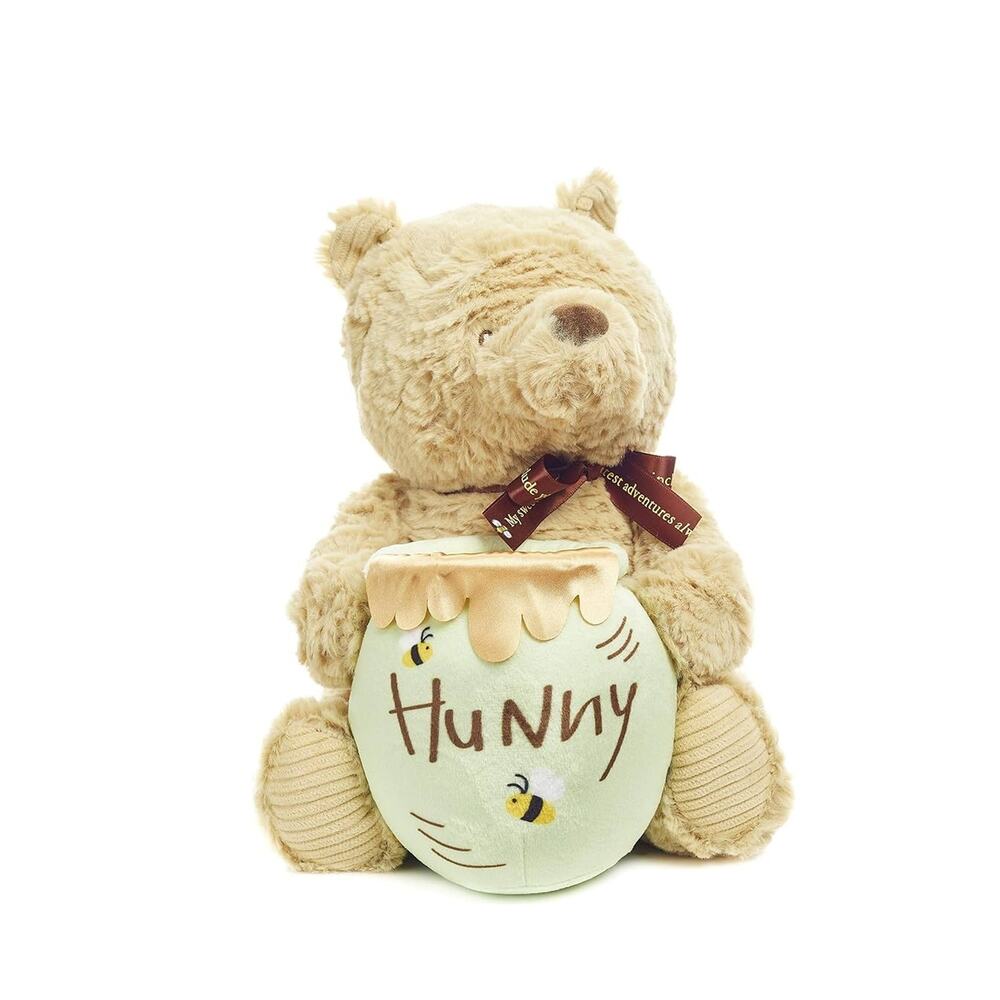 KIDS PREFERRED Disney Baby Classic Pooh Plush Stuffed Animal, 11 Inches , Brown